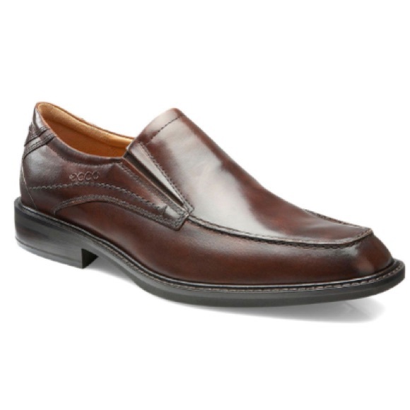 Ecco windsor slip on brown Clearance